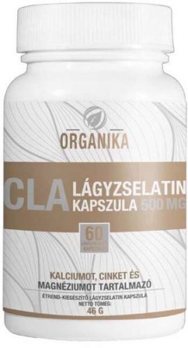 ORGANIKA CLA 500 MG LÁGYZSELATIN KAPSZULA 60 DB