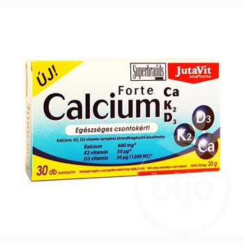 JUTAVIT CALCIUM FORTE CA+K2+D3 30 DB