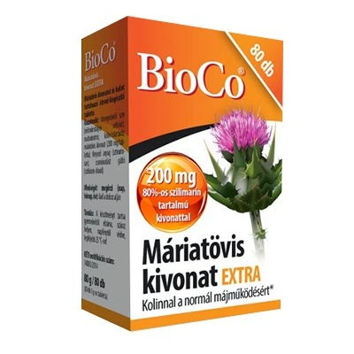 BIOCO MÁRIATÖVIS KIVONAT EXTRA TABLETTA 80 DB